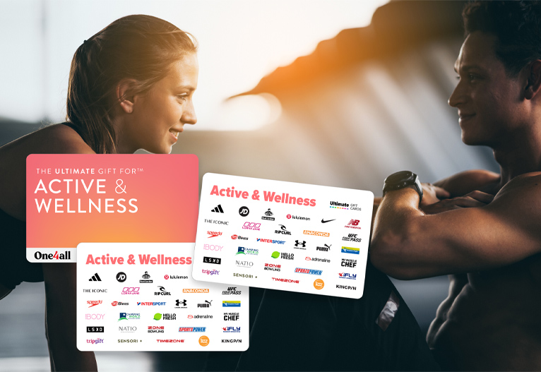 Active and Wellness gift cards.